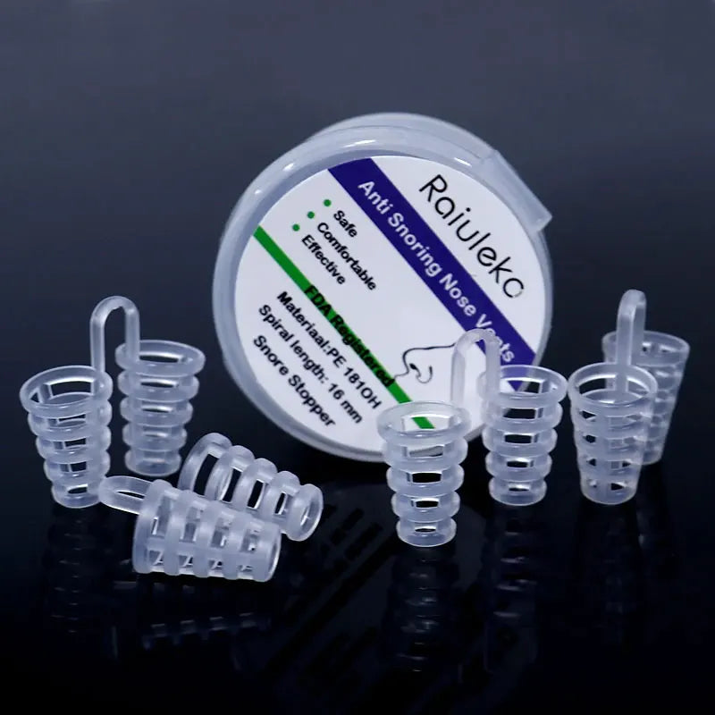 1 Box anti Snoring Nasal Dilator Nose Clip anti Snore Stopping Snoring Silent Sleep Aid Device for anti Snoring Improve Sleeping
